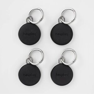 AirTag 4pk Silicone Keychain - heyday™ Black